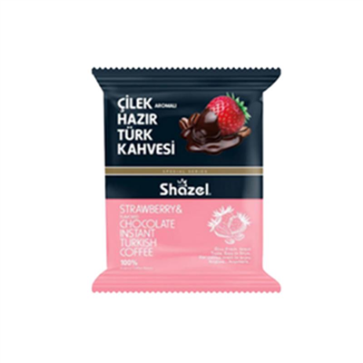 Shazel Çilekli Hazır Türk Kahvesi  (100 gr)