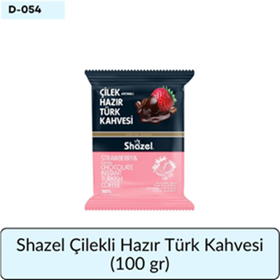 Shazel Çilekli Hazır Türk Kahvesi  (100 gr)