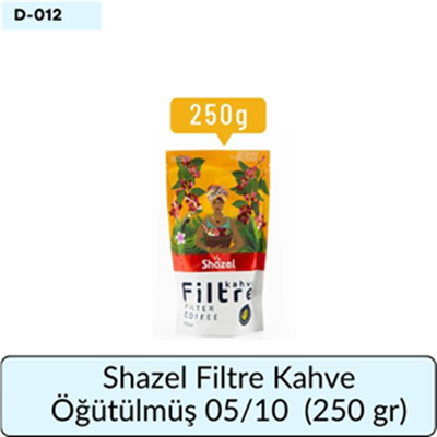 Shazel Filtre Kahve Öğütülmüş 05/10  (250 gr)