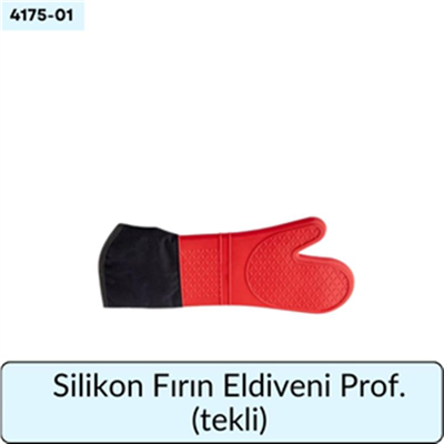 Silikon Fırın Eldiveni PROF.   (Tekli)