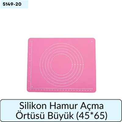 Silikon Hamur Açma Örtüsü Büyük (45*65)