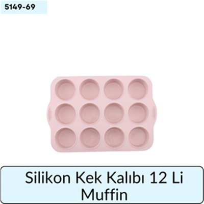 Silikon Kek Kalıbı 12 li Muffin