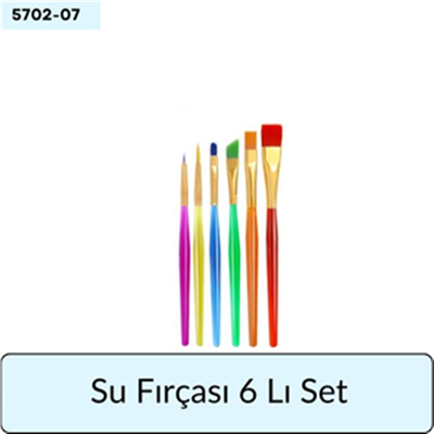 Su Fırçası 6 Lı Set