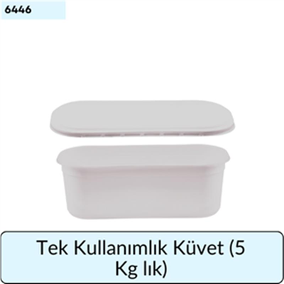 TEK KULLANIMLIK KÜVET  (5 KG LIK)