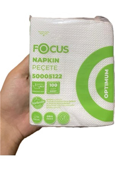 (TEK SATIŞ)   TEKLİ FOCUS OPTIMUM PEÇETE 100 LÜ