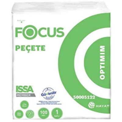 (TEK SATIŞ)   TEKLİ FOCUS OPTIMUM PEÇETE 100 LÜ