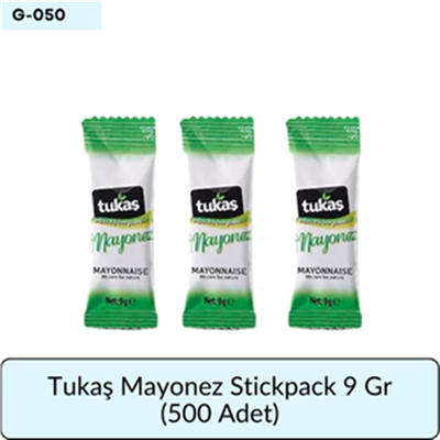 Tukaş Mayonez Stickpack 9 gr   (500 Ad)
