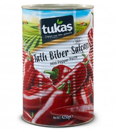 Tukaş Tatlı Biber Salçası Teneke   (4250 Gr)