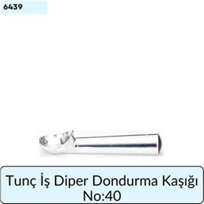 Tunç İş Diper Dondurma Kaşık No 40