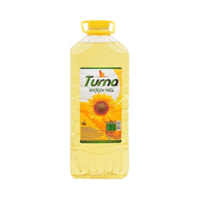 Turna Ayçiçek Yağ Pet Şişe   (5 Lt)