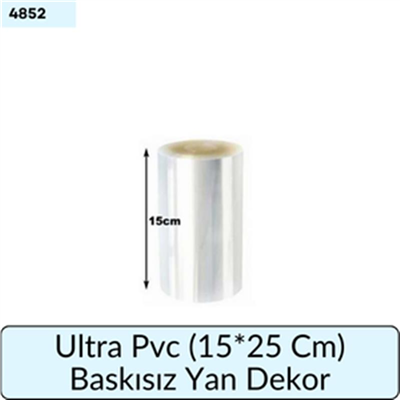 Ultra Pvc (15*25 Cm) Baskısız Yan Dekor