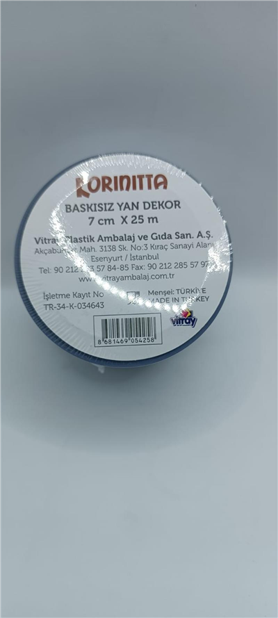 Ultra Pvc (7*25 Cm) Baskısız Yan Dekor