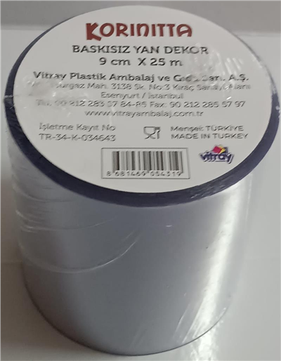 Ultra Pvc (9*25 Cm) Baskısız Yan Dekor