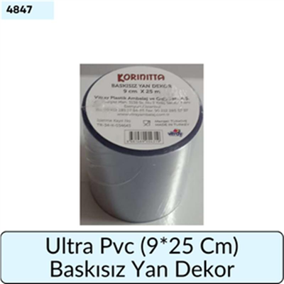 Ultra Pvc (9*25 Cm) Baskısız Yan Dekor