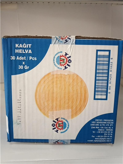 Yiğit Kağıt Helva (30 Adet)