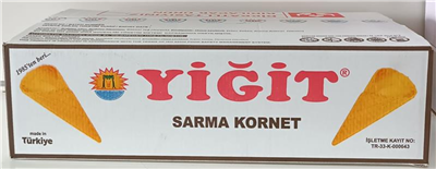 Yiğit Kakaolu Sarma Kornet 12 cm  (200 AD)