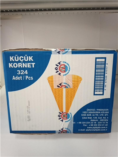 Yiğit Külah Küçük Kornet (324 ADET)
