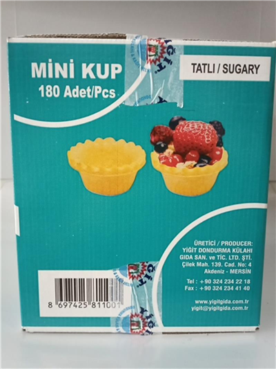 Yiğit Mini Kup ( 180 ) Adet