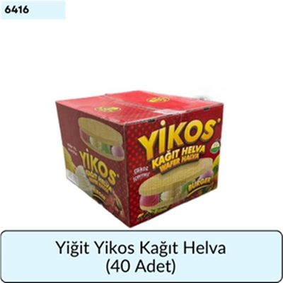 Yiğit Yikos Kağıt Helva (40 Adet)