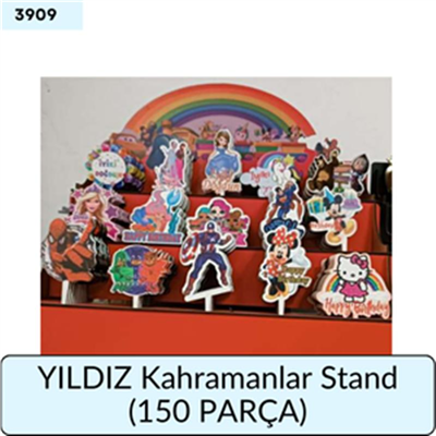 YILDIZ KAHRAMANLAR STAND  (150 PARÇA)
