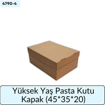 Yüksek Yaş Pasta Kutu Kapak   (45*35*20)