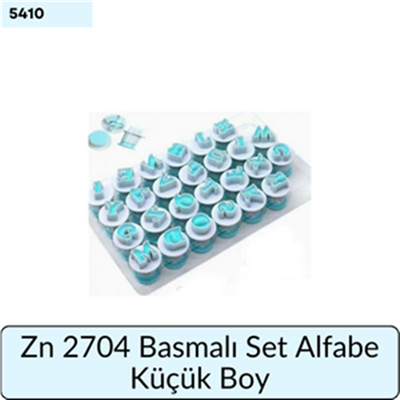 Zn 2704 Basmalı Set Alfabe Küçük Boy