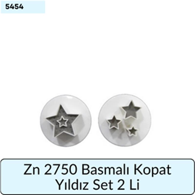 ZN 2750 Basmalı Kopat Yıldız Set 2 lİ