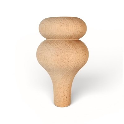 M09 - Klasik Mobilya Ayağı | Topuz Ayak | Kayın Ahşap 