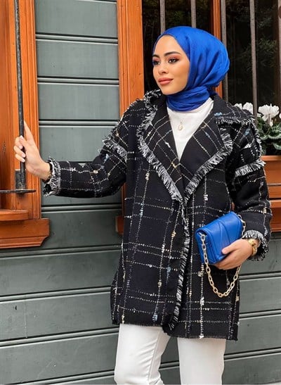 Tüvit Ceket | Siyah