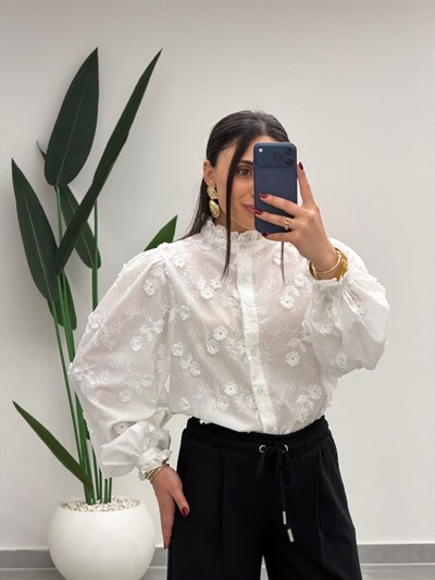 Çiçek Desen Gömlek