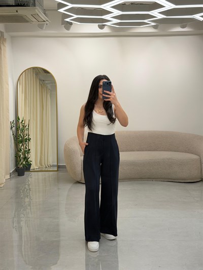 Rahat Kesim Modal Pantolon Lacivert