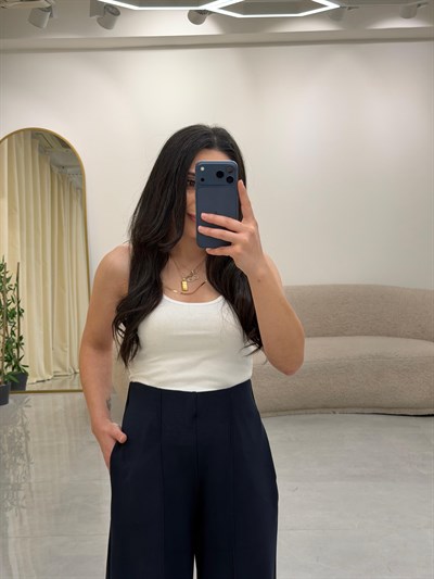 Rahat Kesim Modal Pantolon Lacivert