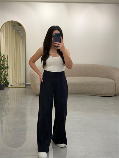 Rahat Kesim Modal Pantolon Lacivert