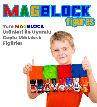 8 Adet Mıknatıslı Figür Oyuncak – Tüm Markalarla Uyumlu