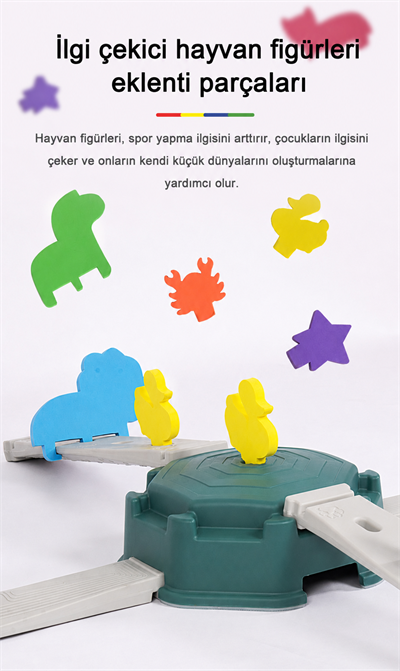 MagBlock Denge Oyun Parkuru -  4 Eşit Parçalı Set