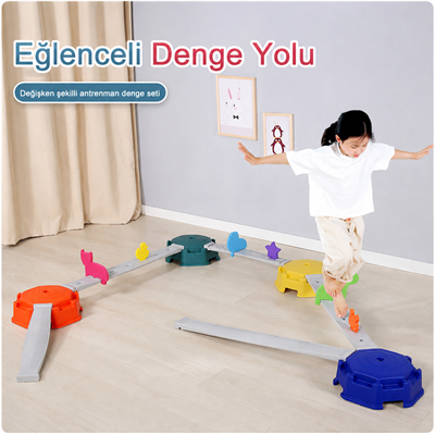 MagBlock Denge Oyun Parkuru -  4 Eşit Parçalı Set