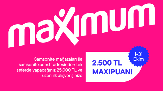 Maximum Kart ile 2.500 TL MaxiPuan Fırsatı