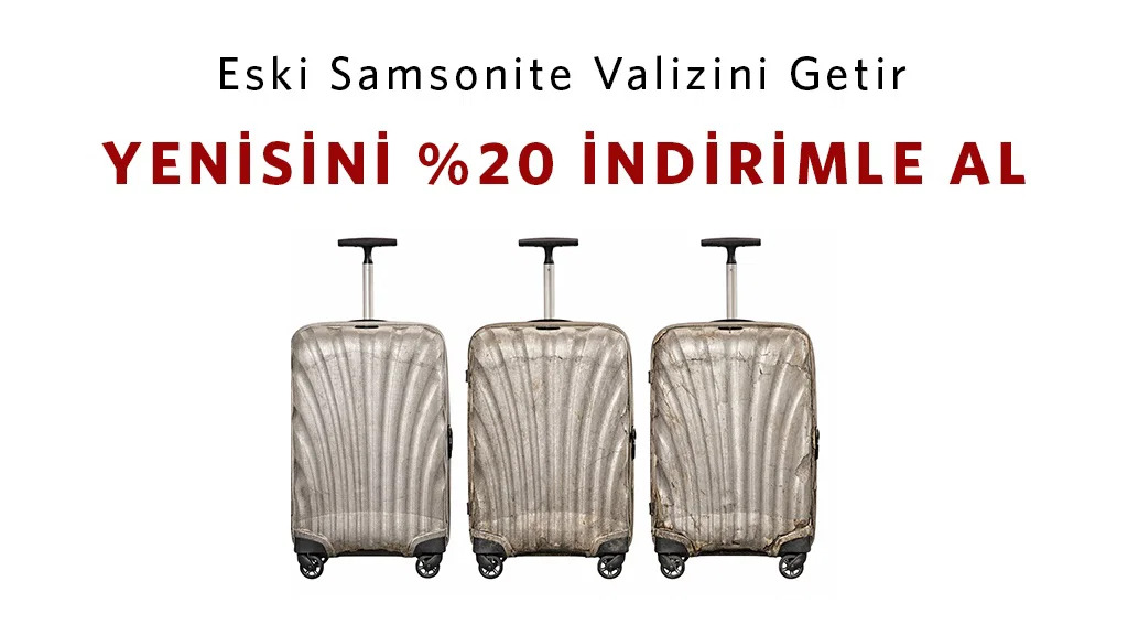 Eski Samsonite Valizini Getir