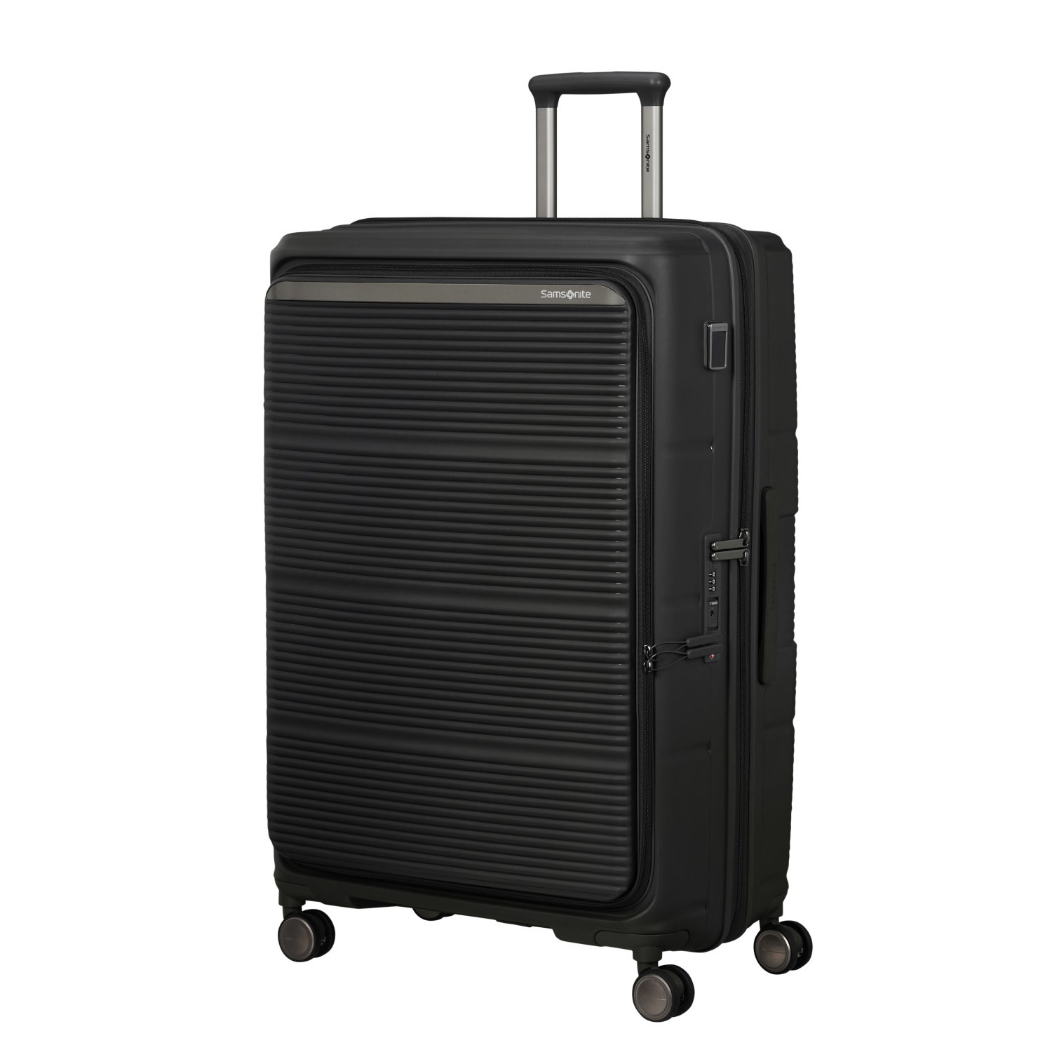 チャック・スペリー High Volume Samsonite Siyah Paralux 81/30 cm Körüklü Ekstra Büyük Boy Valiz