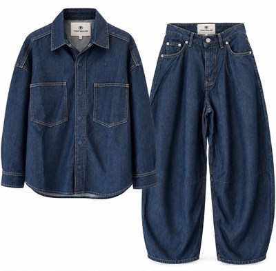 T.M. T.L.R. OVERSIZE DENIM ALT UST TAKIM