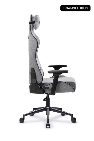 Fanchair x Beşiktaş Goal Gri Kumaş Lisanslı Oyuncu Koltuğu