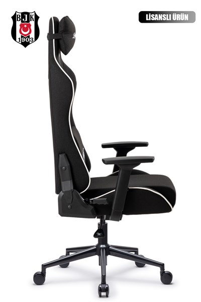 Fanchair x Beşiktaş Goal Siyah Kumaş Lisanslı Oyuncu Koltuğu