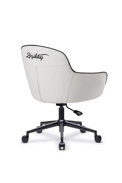 Fanchair x Beşiktaş Icon Beyaz Çalışma Koltuğu