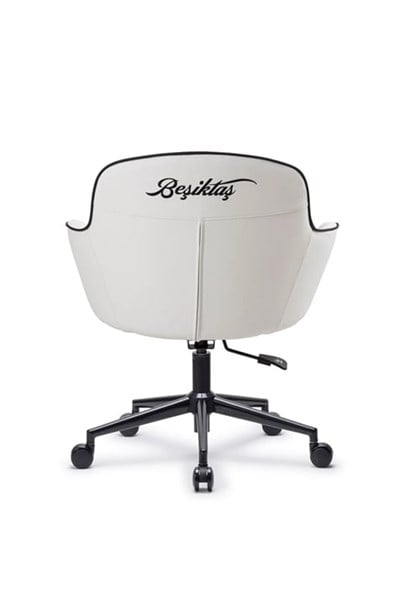 Fanchair x Beşiktaş Icon Beyaz Çalışma Koltuğu