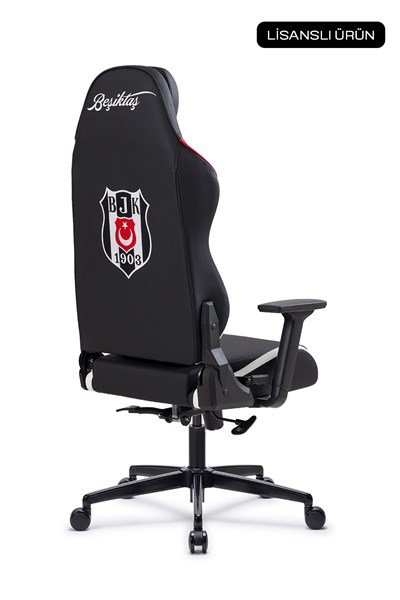 Fanchair x Beşiktaş Siyah Beyaz Lisanslı Oyuncu Koltuğu