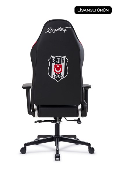 Fanchair x Beşiktaş Siyah Beyaz Lisanslı Oyuncu Koltuğu