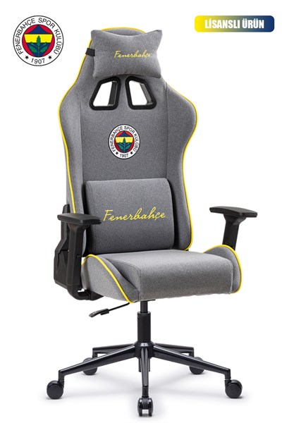 Fanchair x Fenerbahçe Goal Gri Kumaş Lisanslı Oyuncu Koltuğu