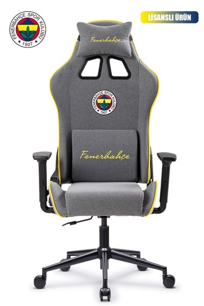 Fanchair x Fenerbahçe Goal Gri Kumaş Lisanslı Oyuncu Koltuğu