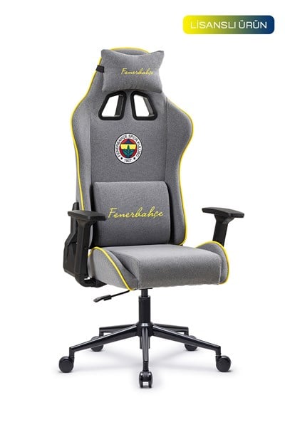 Fanchair x Fenerbahçe Goal Gri Kumaş Lisanslı Oyuncu Koltuğu