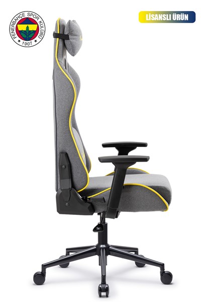 Fanchair x Fenerbahçe Goal Gri Kumaş Lisanslı Oyuncu Koltuğu